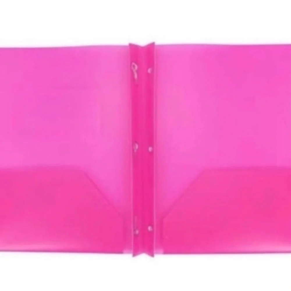 Up & Up 2-Pocket Portfolio with Prongs
